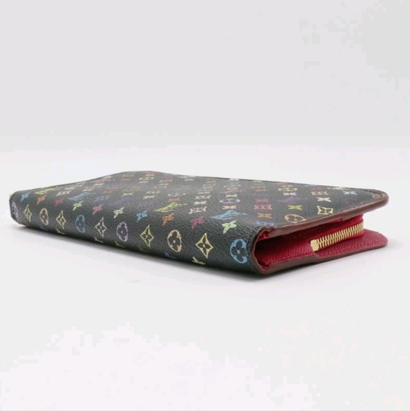 LOUIS VUITTON MULTICOLOR MONOGRAM PATTERN COATED CANVAS INSOLITE WALLET - Picture 4 of 8